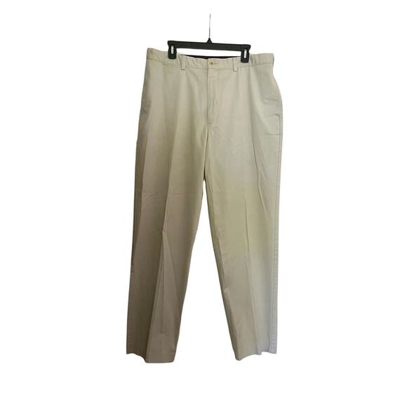 Men's J. Crew Classic Fit Cream Dress Pants with Pockets Size 38x34 - Picture 1 of 9